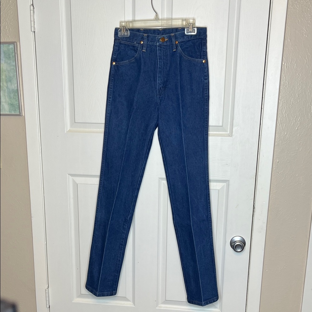 Wrangler Unisex Deep Blue Straight Jeans